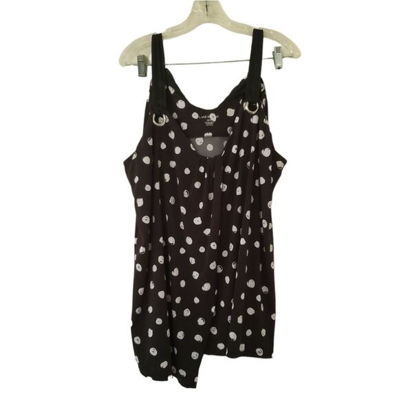 *Lane Bryant Polka Dot Slinky knit top Sz.18/20 - Picture 1 of 8